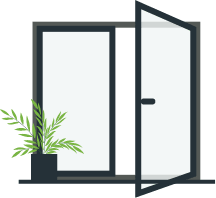 Porte-fenêtre 2 battants