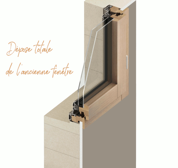Pose de fenêtre en rénovation ou en dépose totale